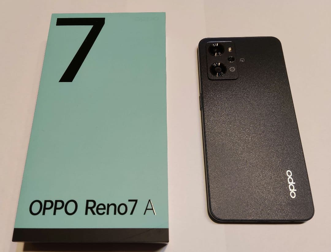【コスパ◎】 OPPO Reno7 A /ブラック/SIMフリー