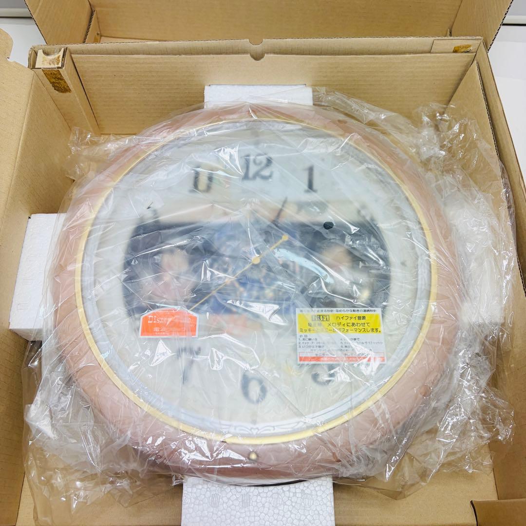 【未使用】セイコークロック FW561A ディズニー ミッキー ミニー 掛け時計