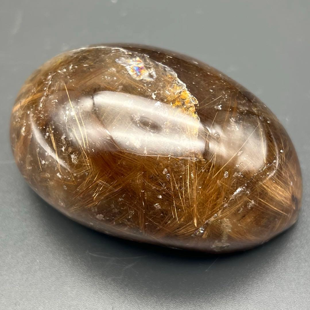 ☆金運アップ❗️☆極上タイチンルチルの密集☆太陽放射 ゴールドルチル 天然石 原石