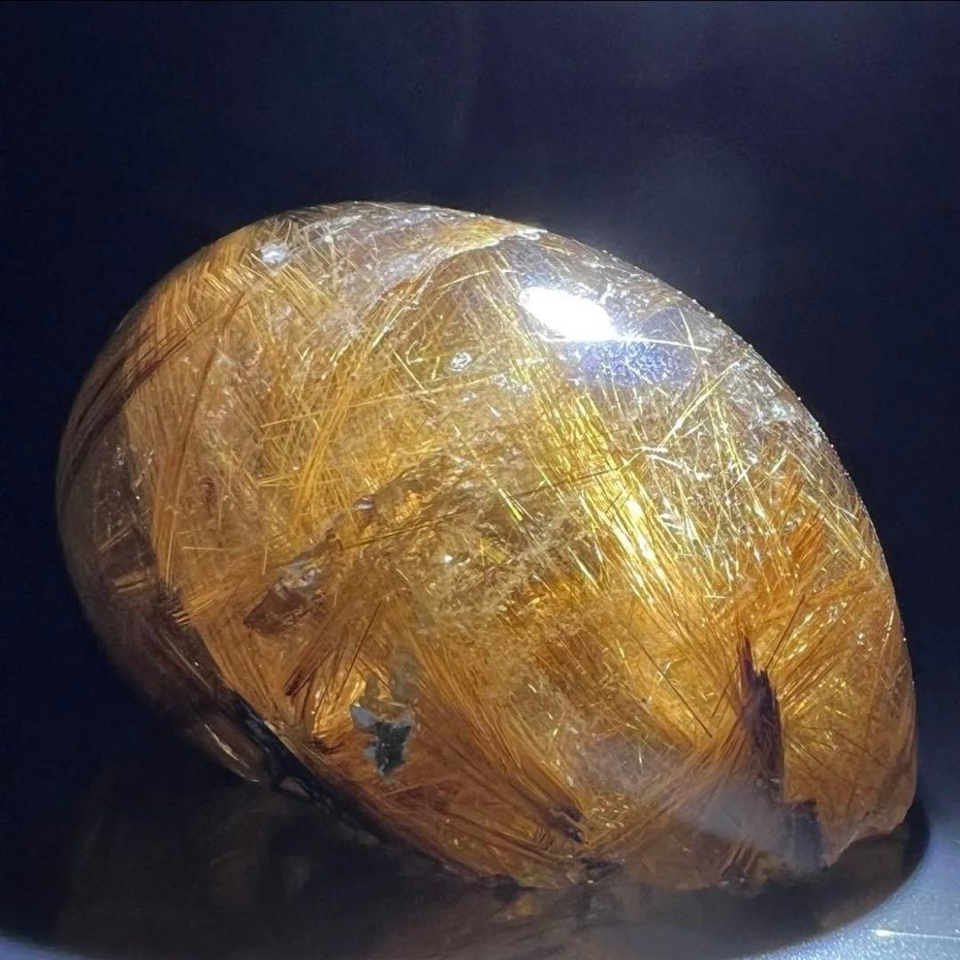 ☆金運アップ❗️☆極上タイチンルチルの密集☆太陽放射 ゴールドルチル 天然石 原石