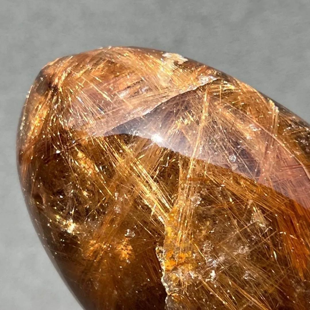 ☆金運アップ❗️☆極上タイチンルチルの密集☆太陽放射 ゴールドルチル 天然石 原石