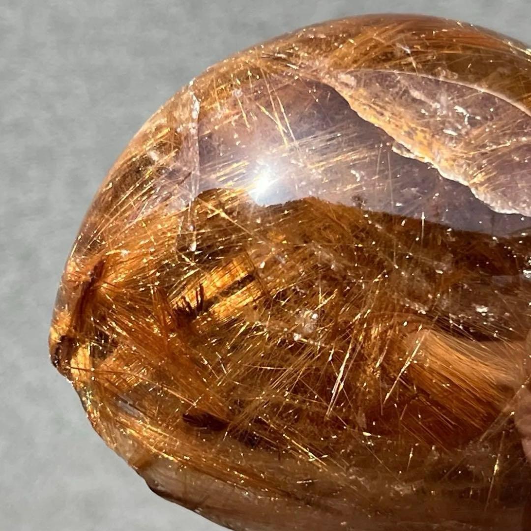 ☆金運アップ❗️☆極上タイチンルチルの密集☆太陽放射 ゴールドルチル 天然石 原石