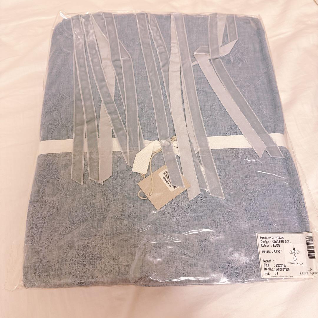 LENE BJERRE DENMARK リボン　レース　カーテン　アンティーク