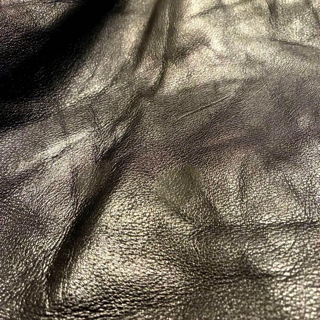 【70’s】Brimaco レザー シングルライダース 42 黒 カナダ製