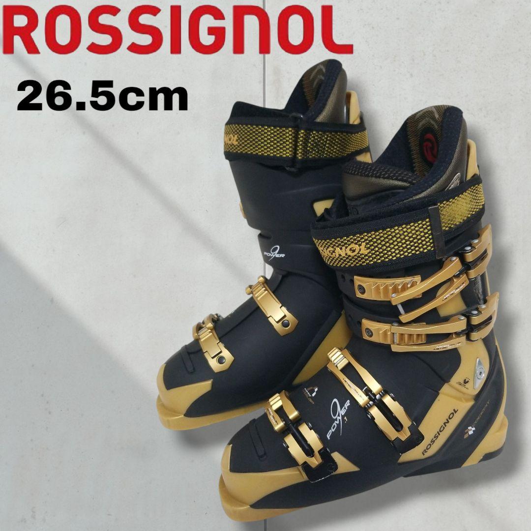 【美品】ロシニョール　ROSSIGNOL スキー　ブーツ　26.5cm ゴールド