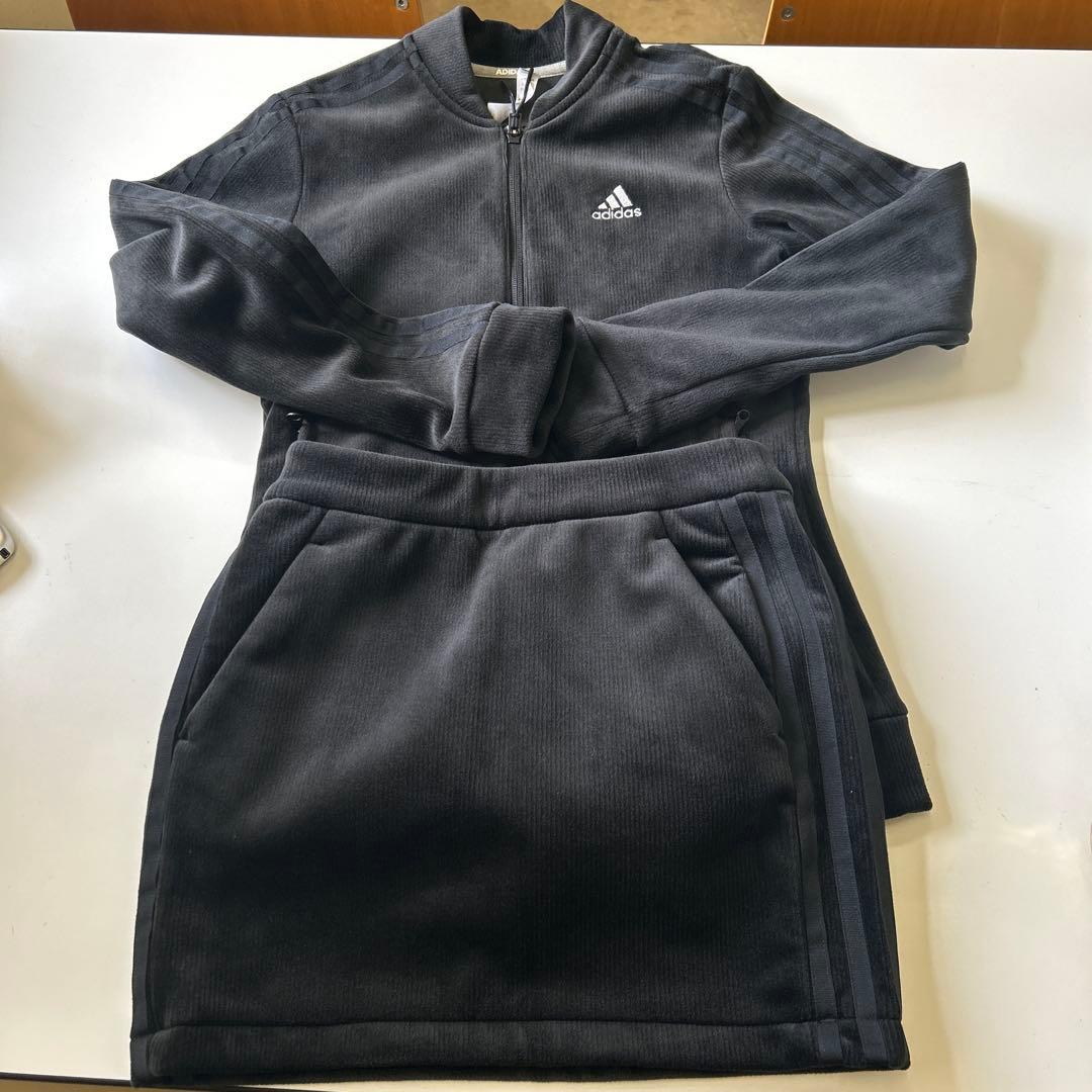 adidas ブラック　セットアップ　XS