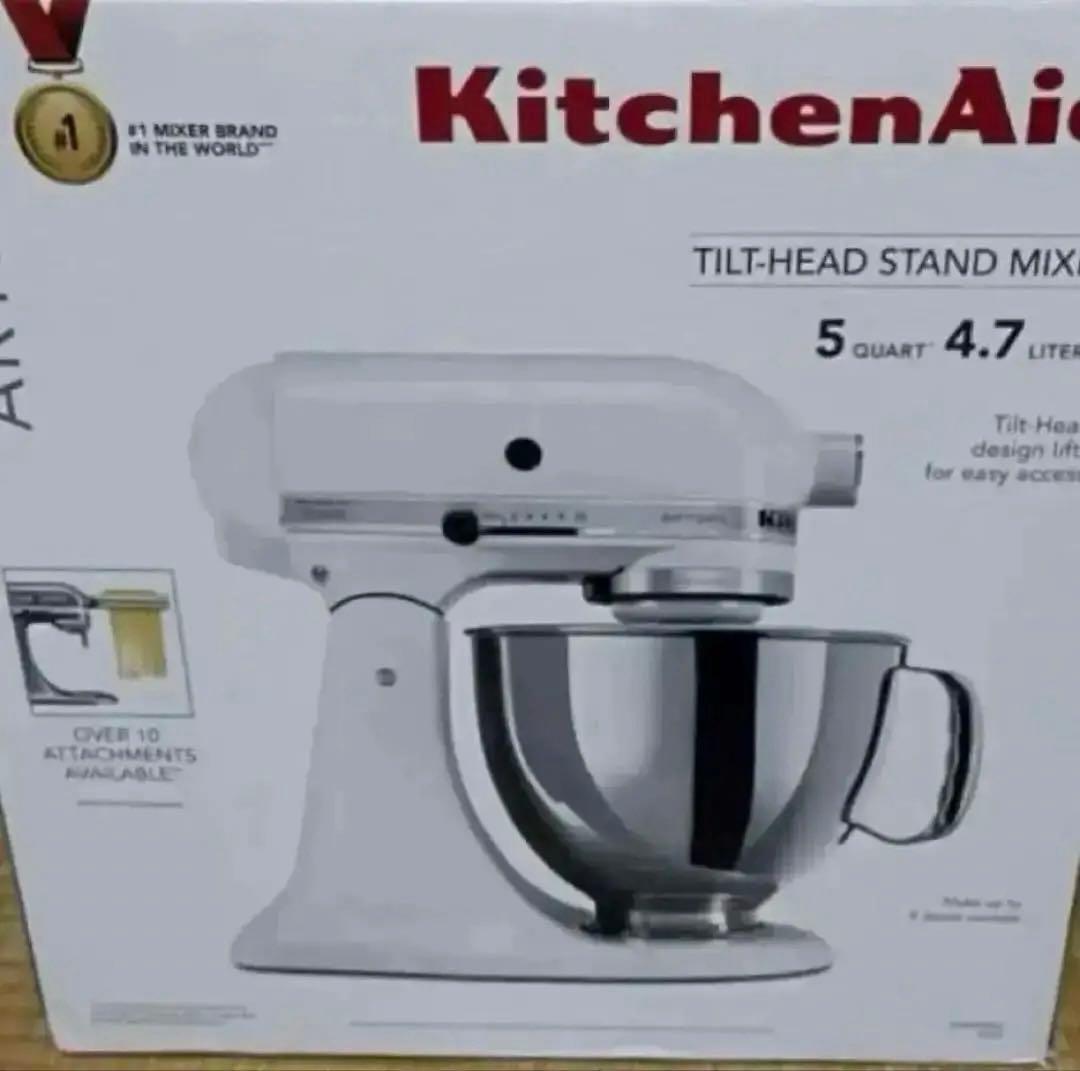 新品未使用 キッチンエイド スタンドミキサー卓上ミキサー KSM150WH