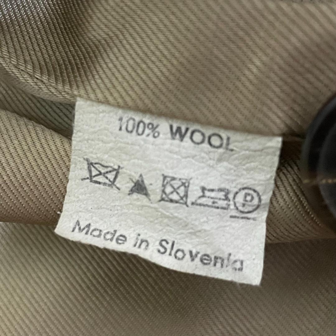 美品 ドリスヴァンノッテン ダブルチェスターコート イエロー ウール M-L相当