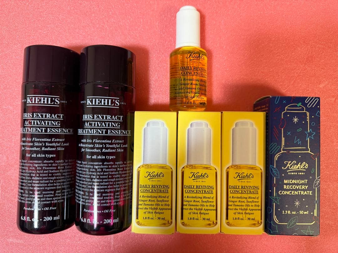 キールズ　デイリーボタニカル　コンセントレート　4本