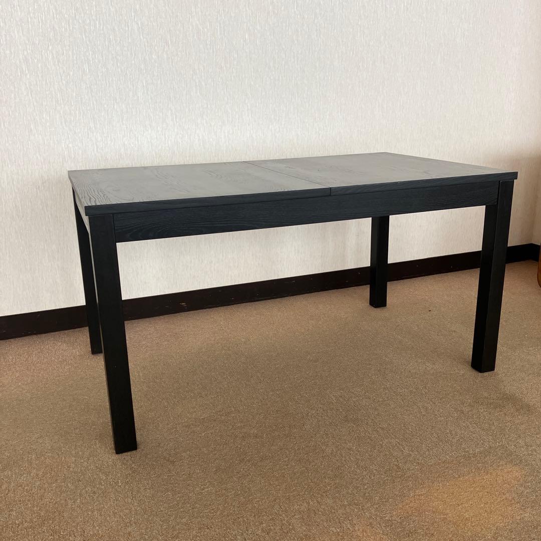 IKEA ビュースタ BJURSTA 伸長式テーブル ダイニングテーブル 木製