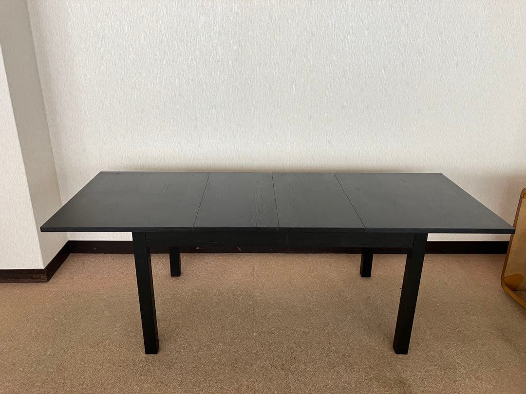 IKEA ビュースタ BJURSTA 伸長式テーブル ダイニングテーブル 木製