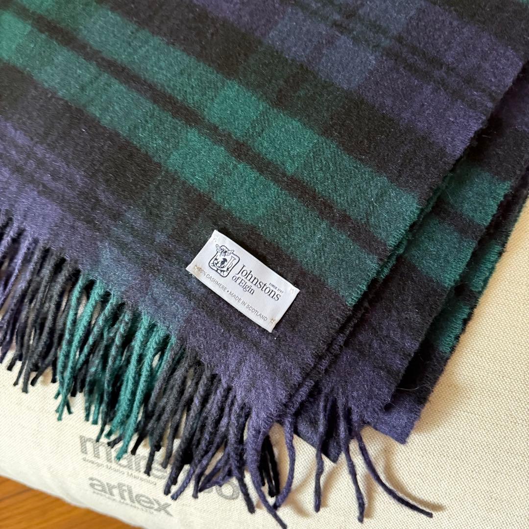 Johnstons of Elgin 大判カシミヤストール
