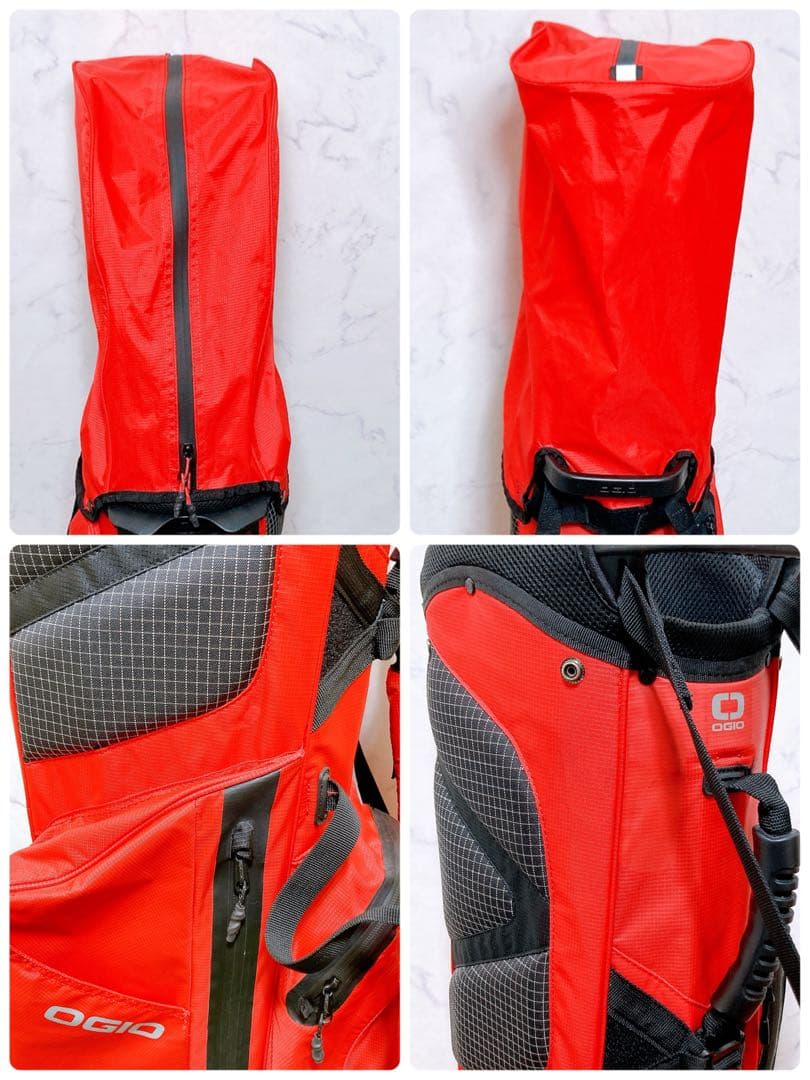 オジオ　軽量　スタンド式　リュック式　ゴルフクラブケース　キャディーバッグ
