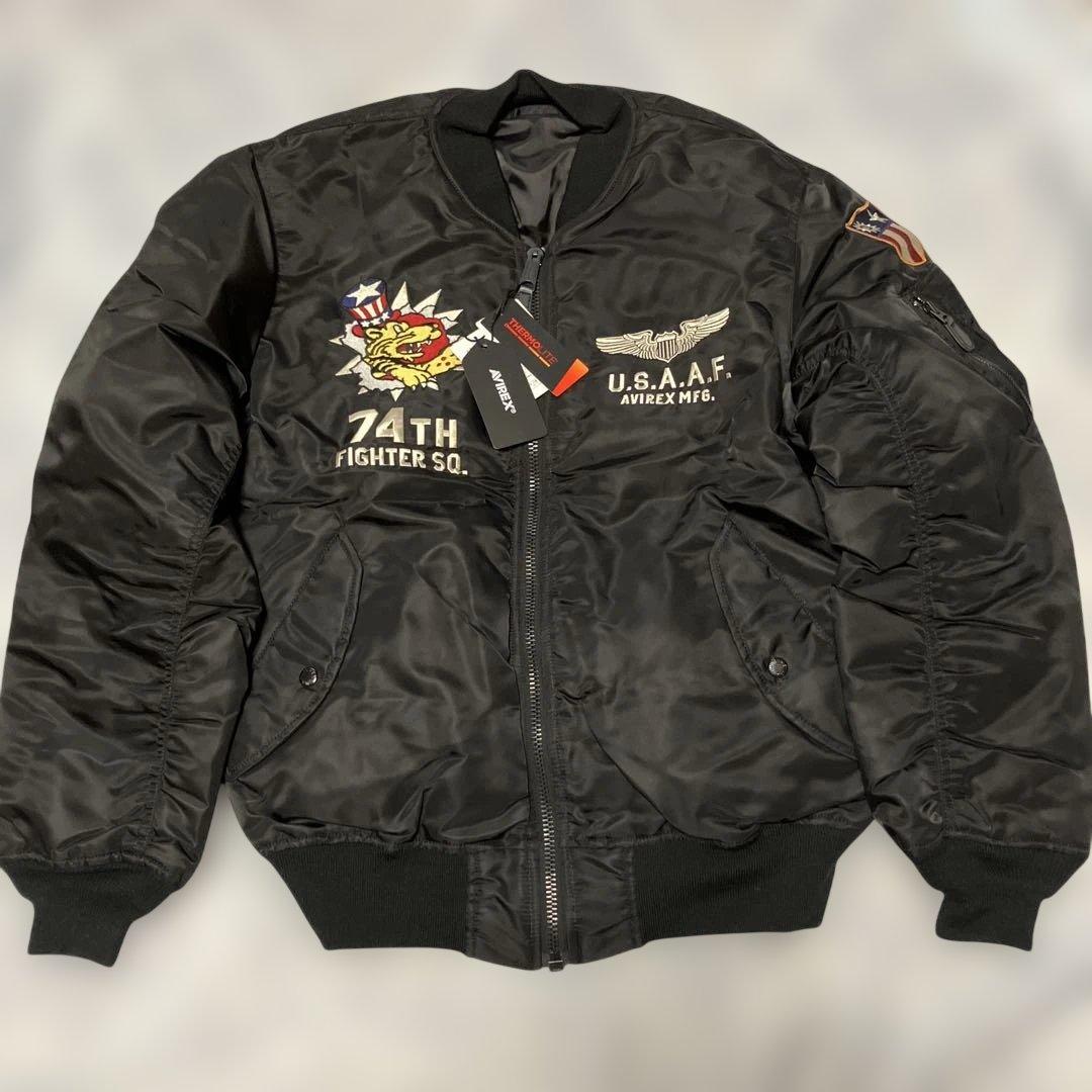 新品未使用　AVIREX MA-1 アメリカンボランティアグループ 2XL