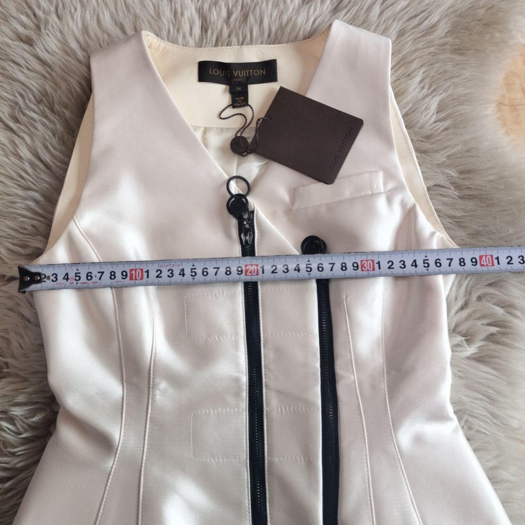 未使用 LOUIS VUITTON 2016 ルイヴィトン シルク ベスト