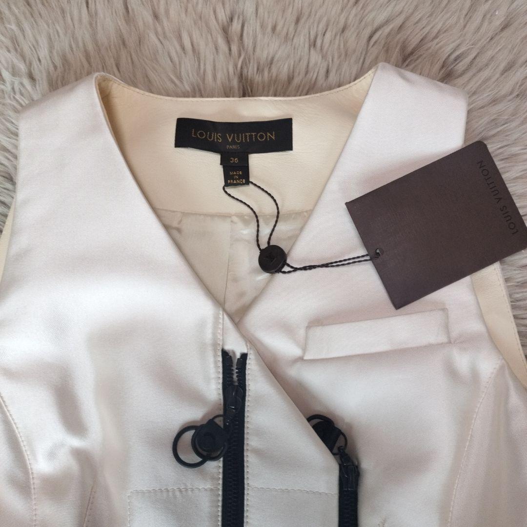 未使用 LOUIS VUITTON 2016 ルイヴィトン シルク ベスト