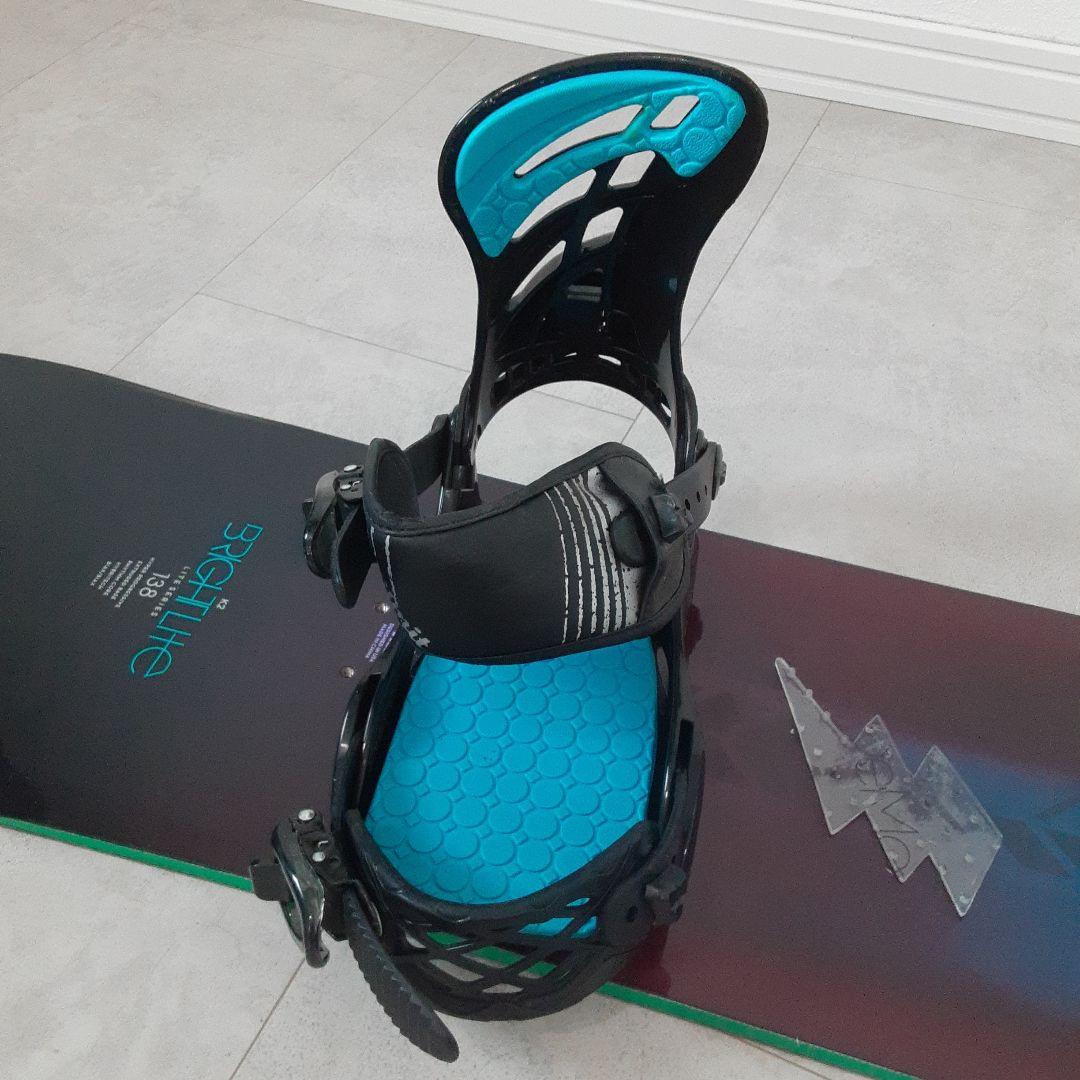 K2 BRIGHT LITE 138cm スノーボードセット ビンディング付き