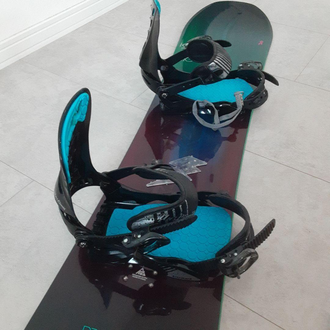 K2 BRIGHT LITE 138cm スノーボードセット ビンディング付き