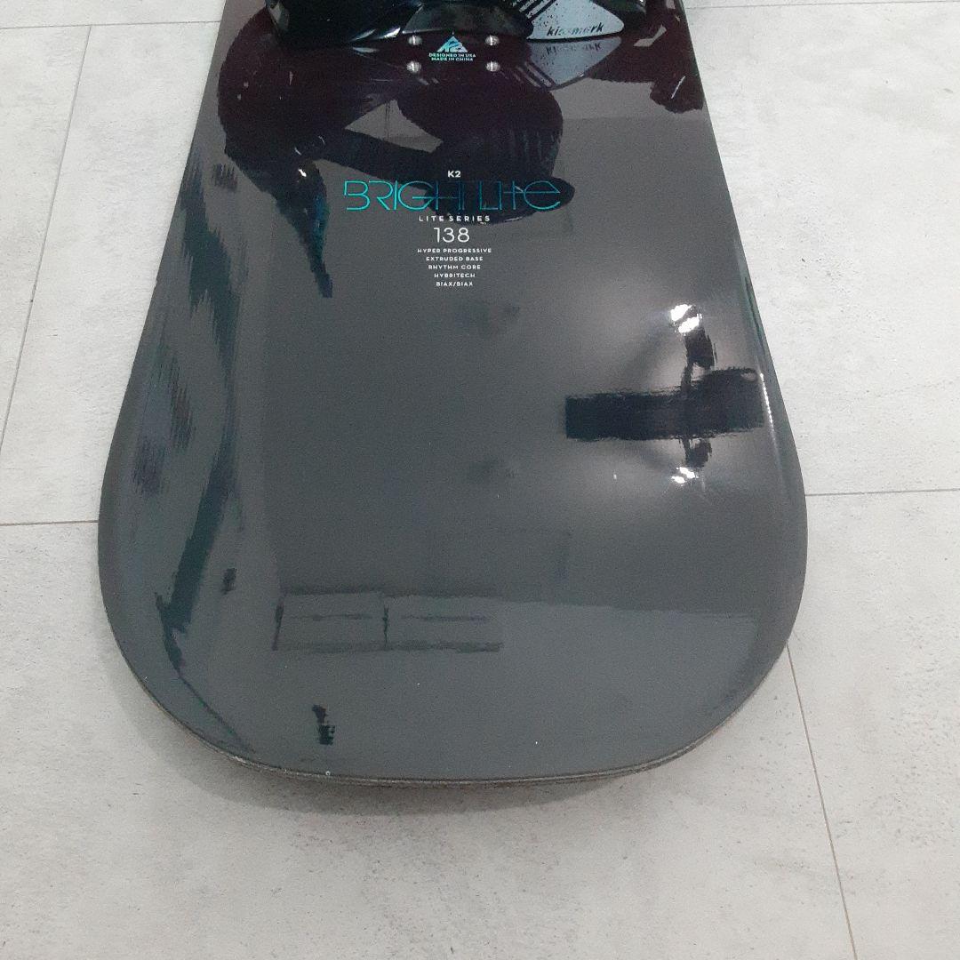 K2 BRIGHT LITE 138cm スノーボードセット ビンディング付き