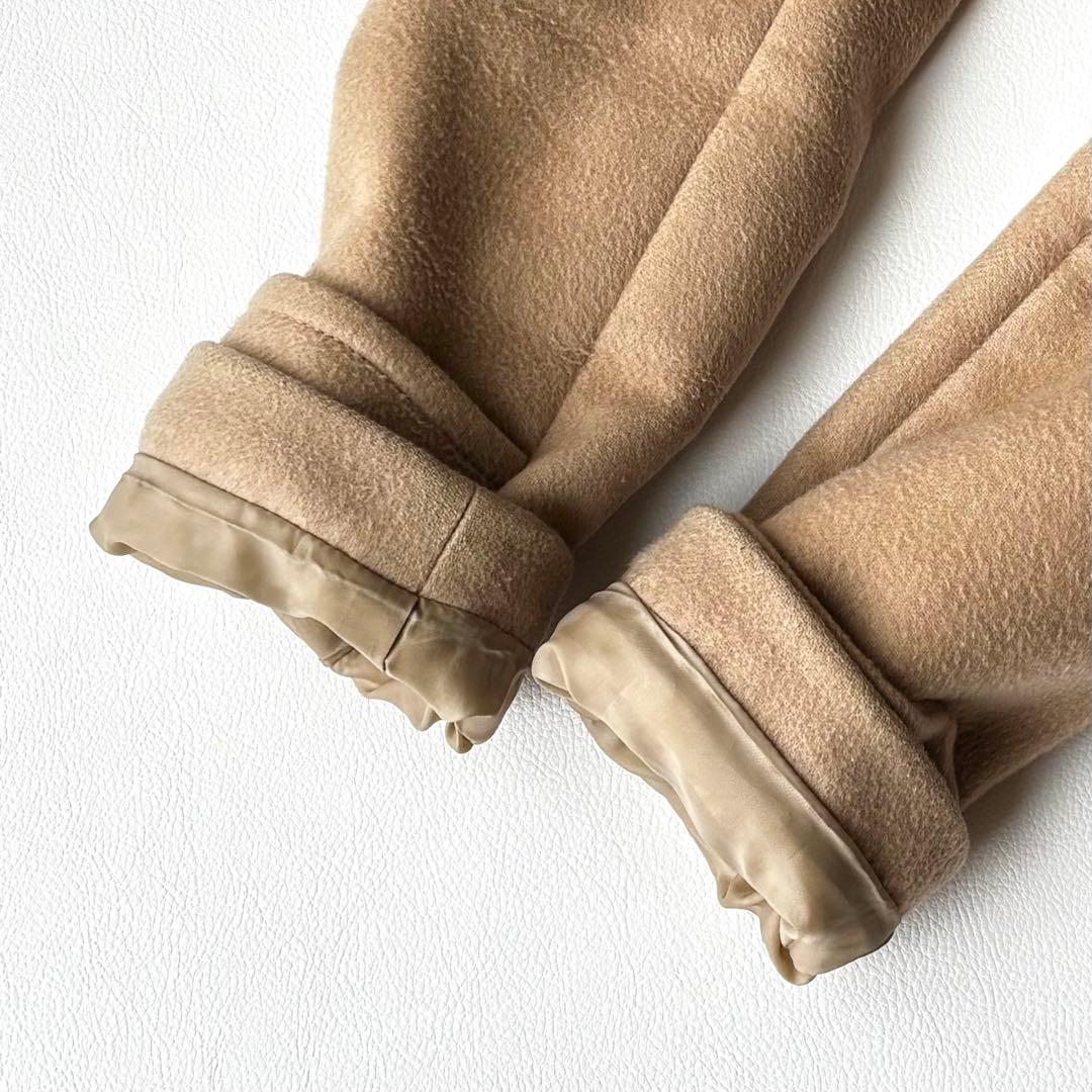 BLUE LABEL CRESTBRIDGE ロングコート　ウール混　ファー