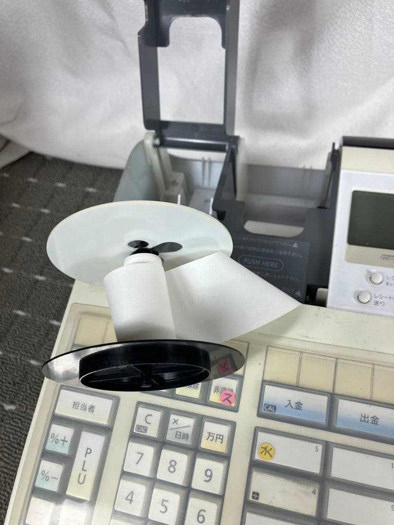 カシオ 電子レジスター TE-2300 本体＋電子名スタンプ RAC-13付き