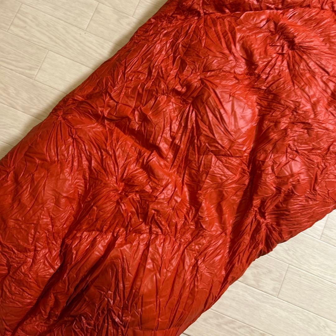 montbell ダウンハガー　#0 オレンジ　イニシャルあり