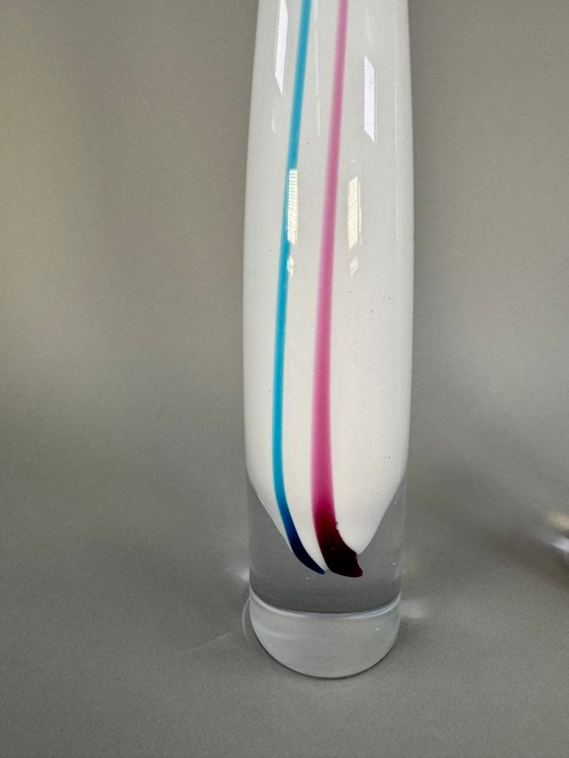 いけばな　池坊　草月　小原流　哨子 ガラス花器　花瓶　高さ54cm