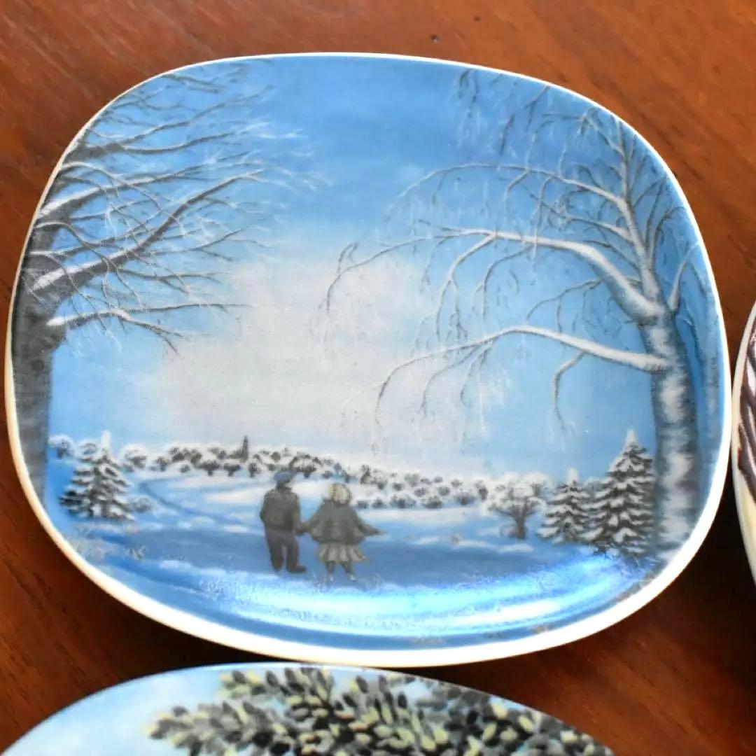 J5: ARABIA ウォールプレート 春夏秋冬 ４枚セット