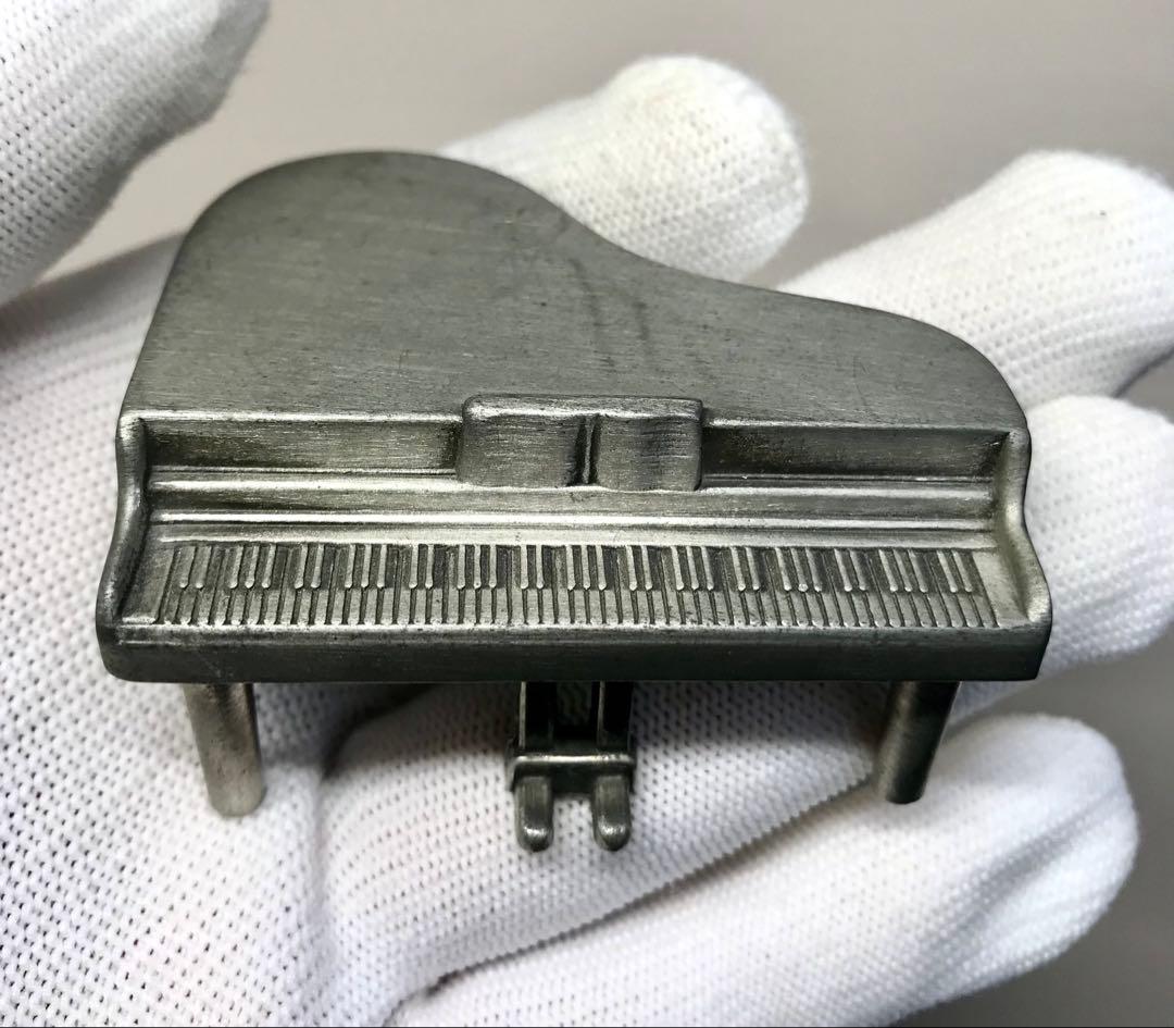 ハープ、ピアノ、マンドリン、アコーディオン　ピューター製 ドイツ製 楽器の置物