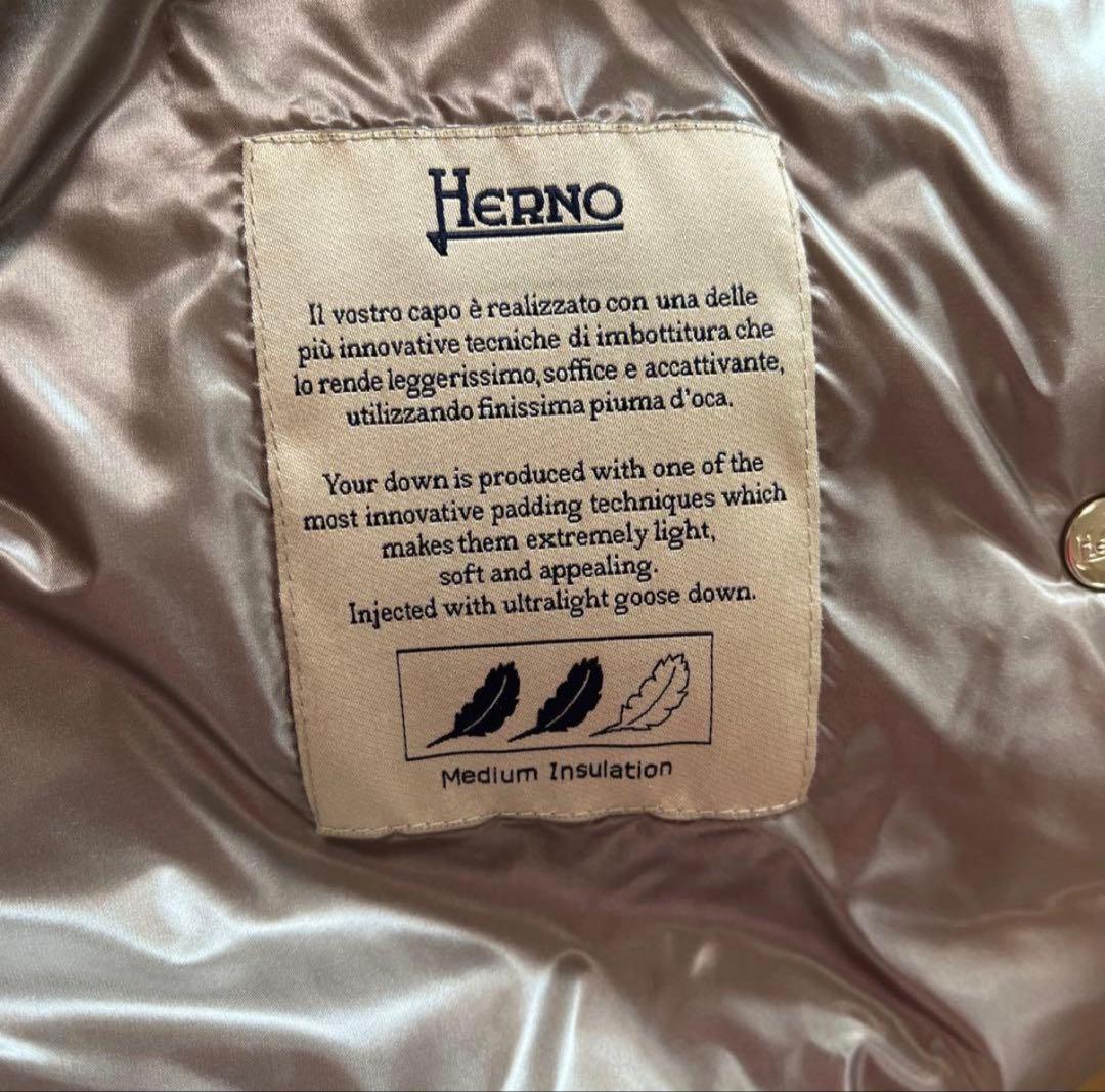 Herno ヘルノ 超軽量ダウン 44 大きいサイズ