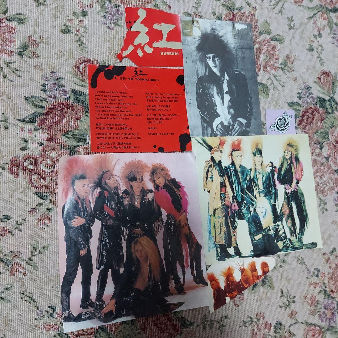 XJAPAN　貴重盤　ソノシート【KURENAI】 初期Xの切り抜き