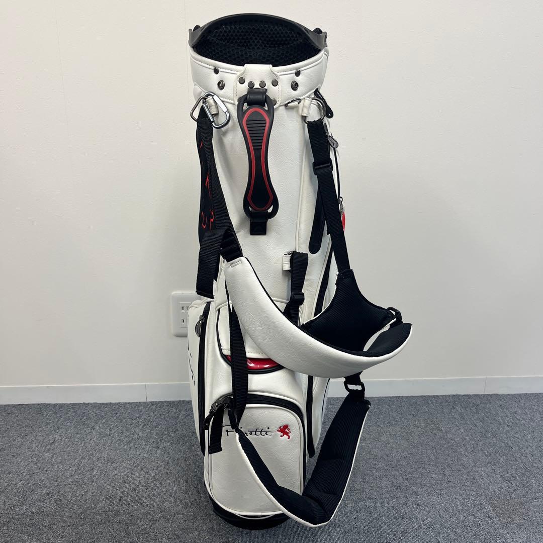 ピレッティ スタンド キャディバッグ ブラック Piretti ホワイト