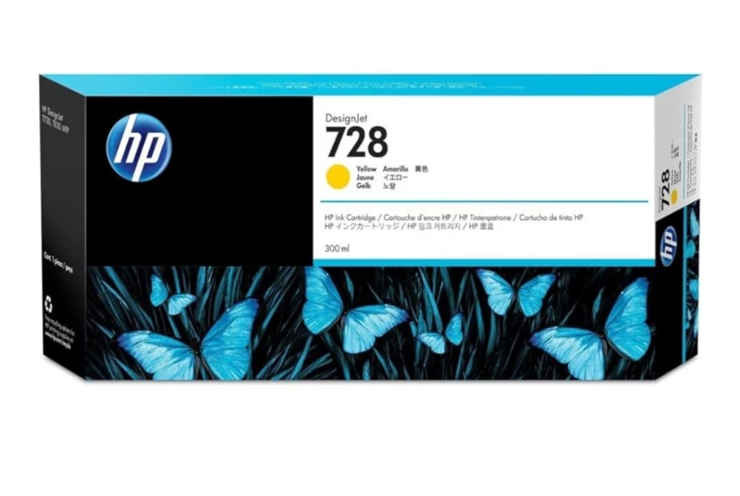 HP728純正インク300ml大容量4色セット個セット