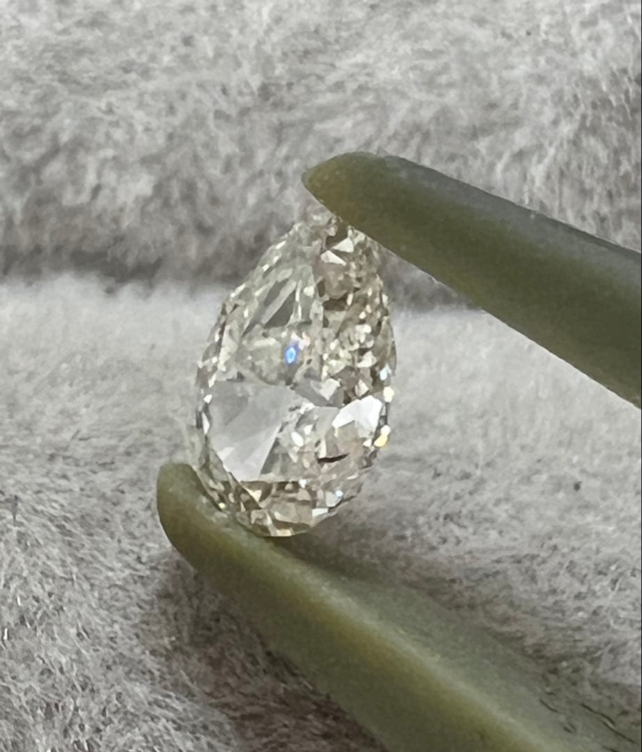 ♡Cham♡　天然ダイヤモンドルース　ペアシェイプ　2ピース