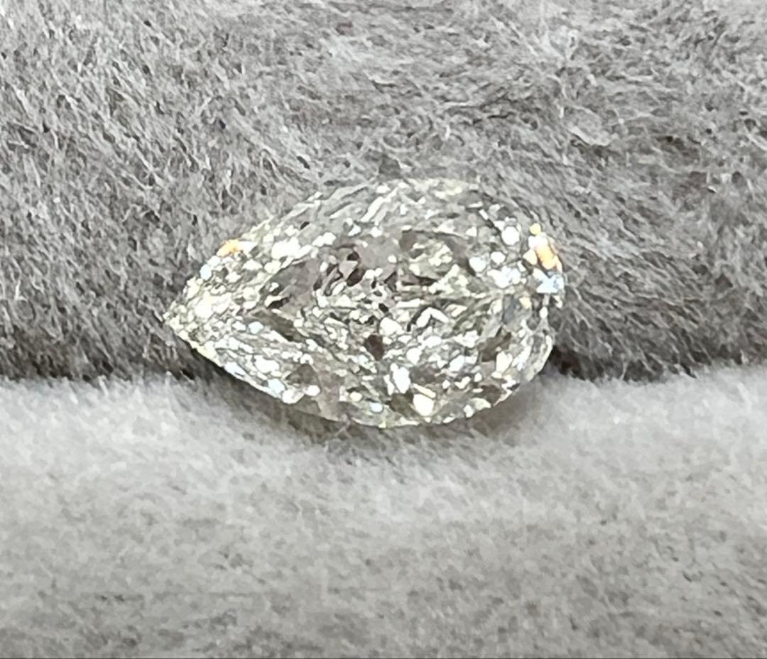 ♡Cham♡　天然ダイヤモンドルース　ペアシェイプ　2ピース