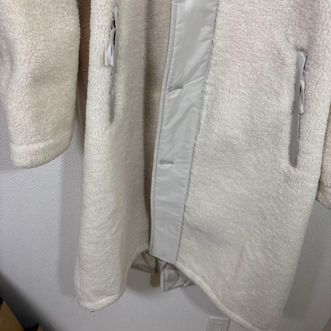 LASUD ボアコート　アイボリー　未使用品サイズ9号　定価34000円タグ無し