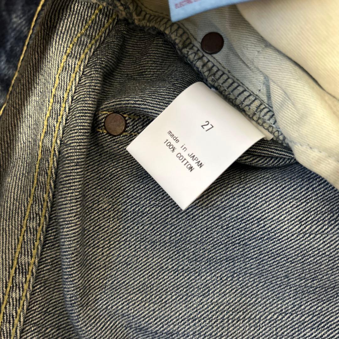 【新品】chimala SELVEDGE DENIM インディゴ染め 27サイズ