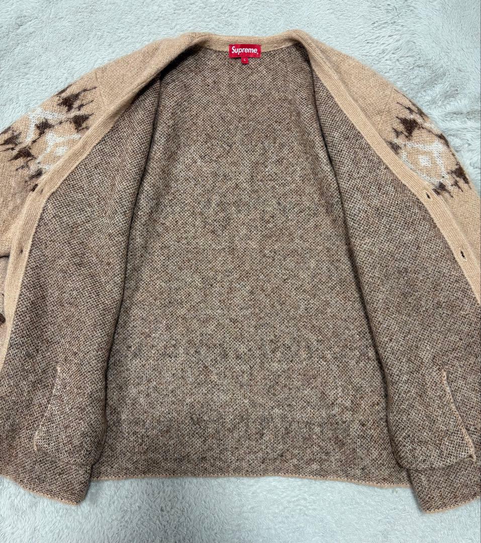 supreme シュプリーム　モヘアカーディガン