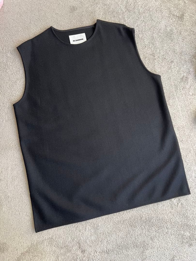 JIL SANDER ジルサンダー 23AW ベスト ノースリーブ トップス