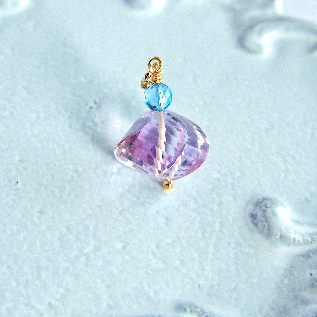 Kaya様　グリーンバンデッドオニキス　チャーム　14kgf　他4点