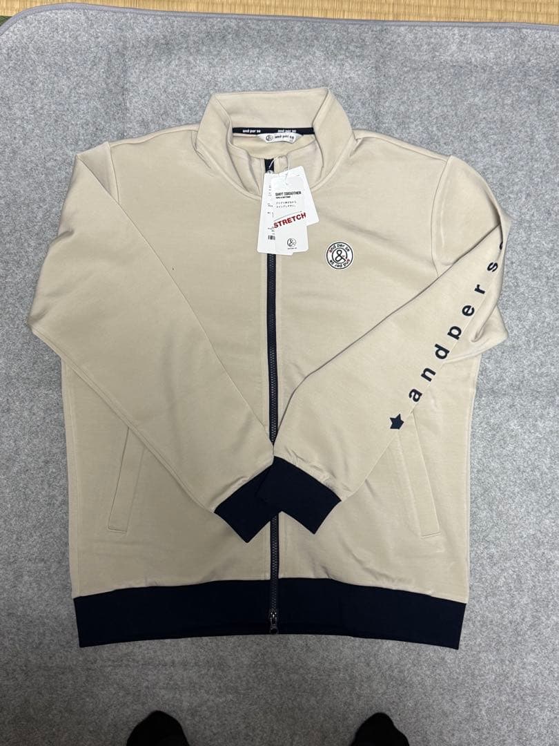 and per se ストレッチジップアップジャケット
