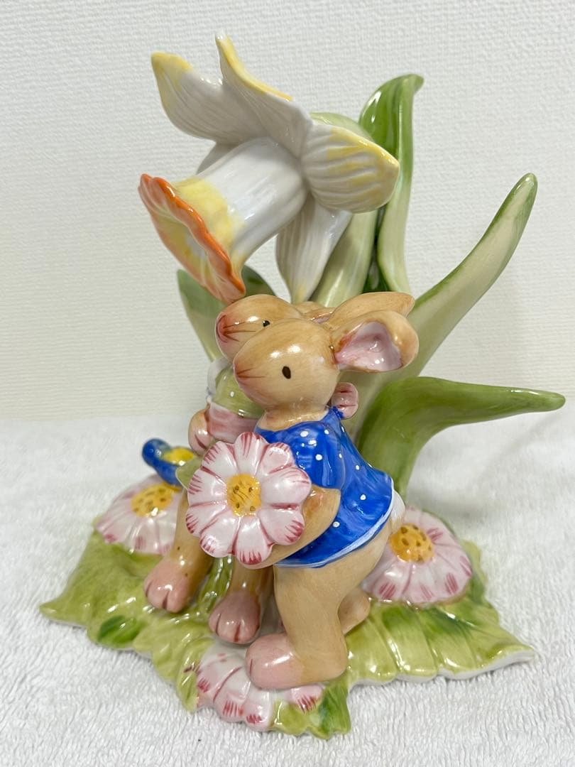 陶器　ビレロイ&ボッホ Villerndy&boch うさぎの家族