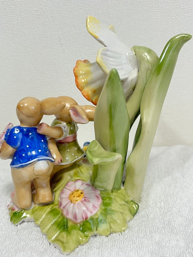 陶器　ビレロイ&ボッホ Villerndy&boch うさぎの家族