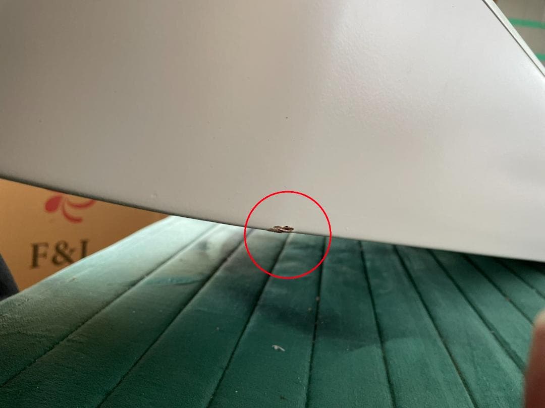 ホワイトドレッサー訳あり品写真をご確認 デスクのみ 201-100-35