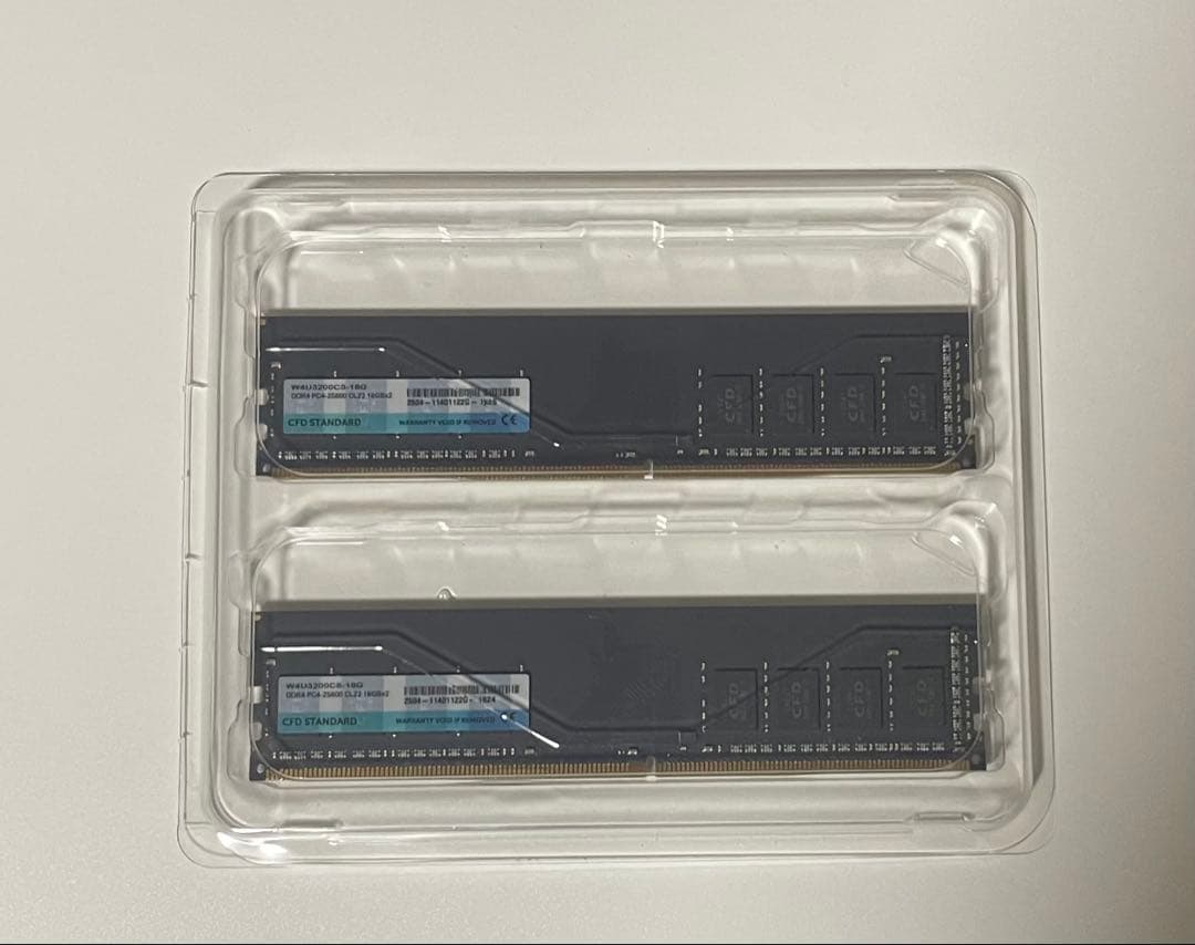 CFD DDR4メモリ 16GB×2