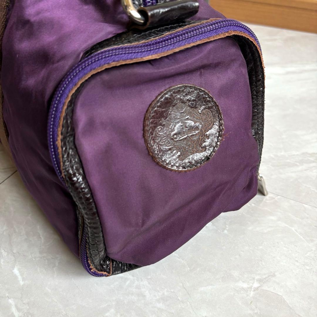 Orobianco オロビアンコ 2WAY ボストンバッグ 紫 美品