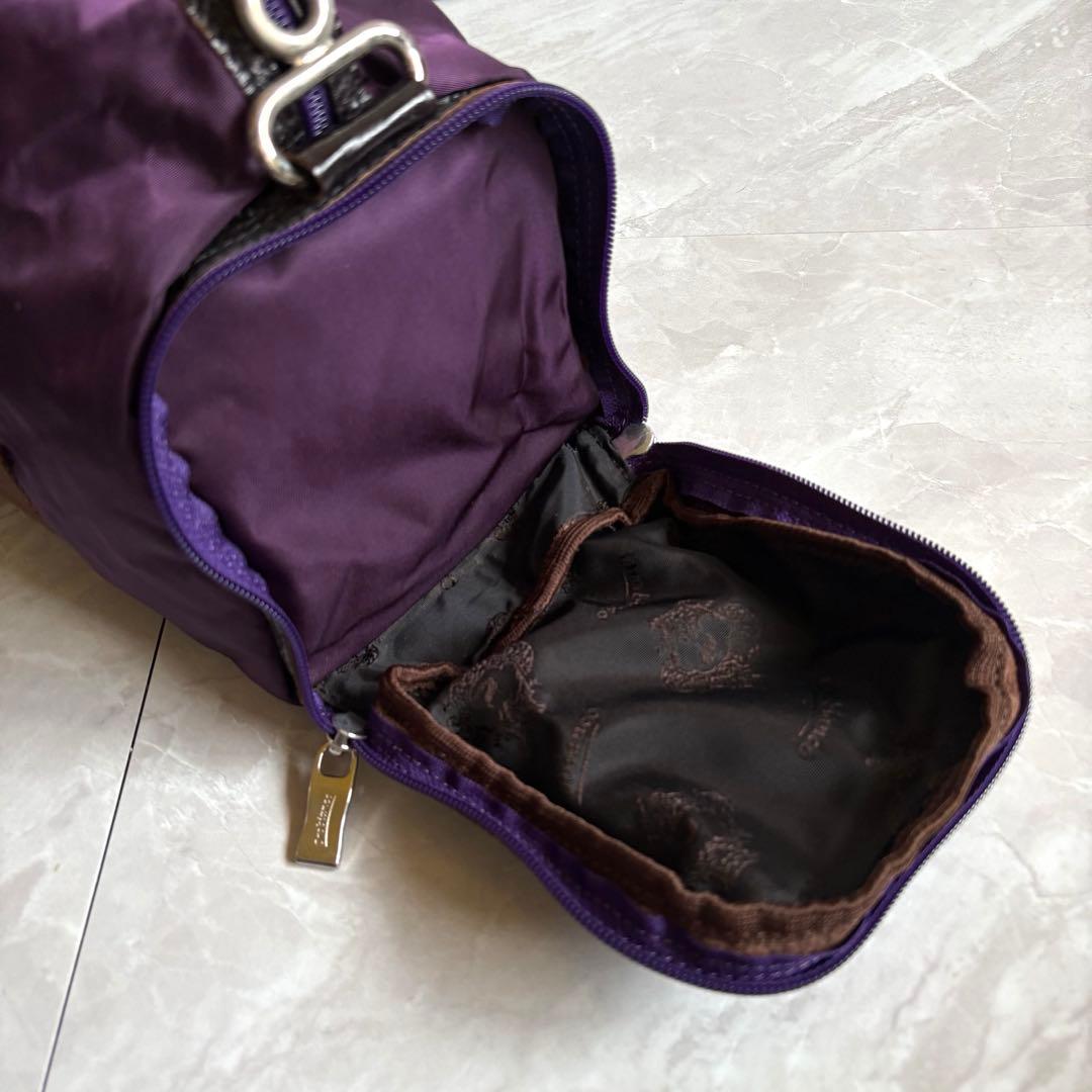Orobianco オロビアンコ 2WAY ボストンバッグ 紫 美品
