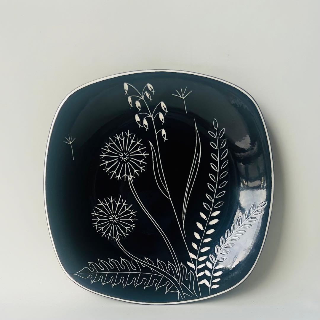 ジイ・ガントフタ　タンポポ　陶板　1950年代