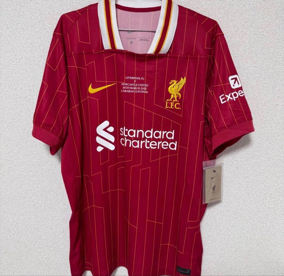 リバプール　24-25 カラバオカップ決勝　ユニフォーム　正規品　新品　激レア