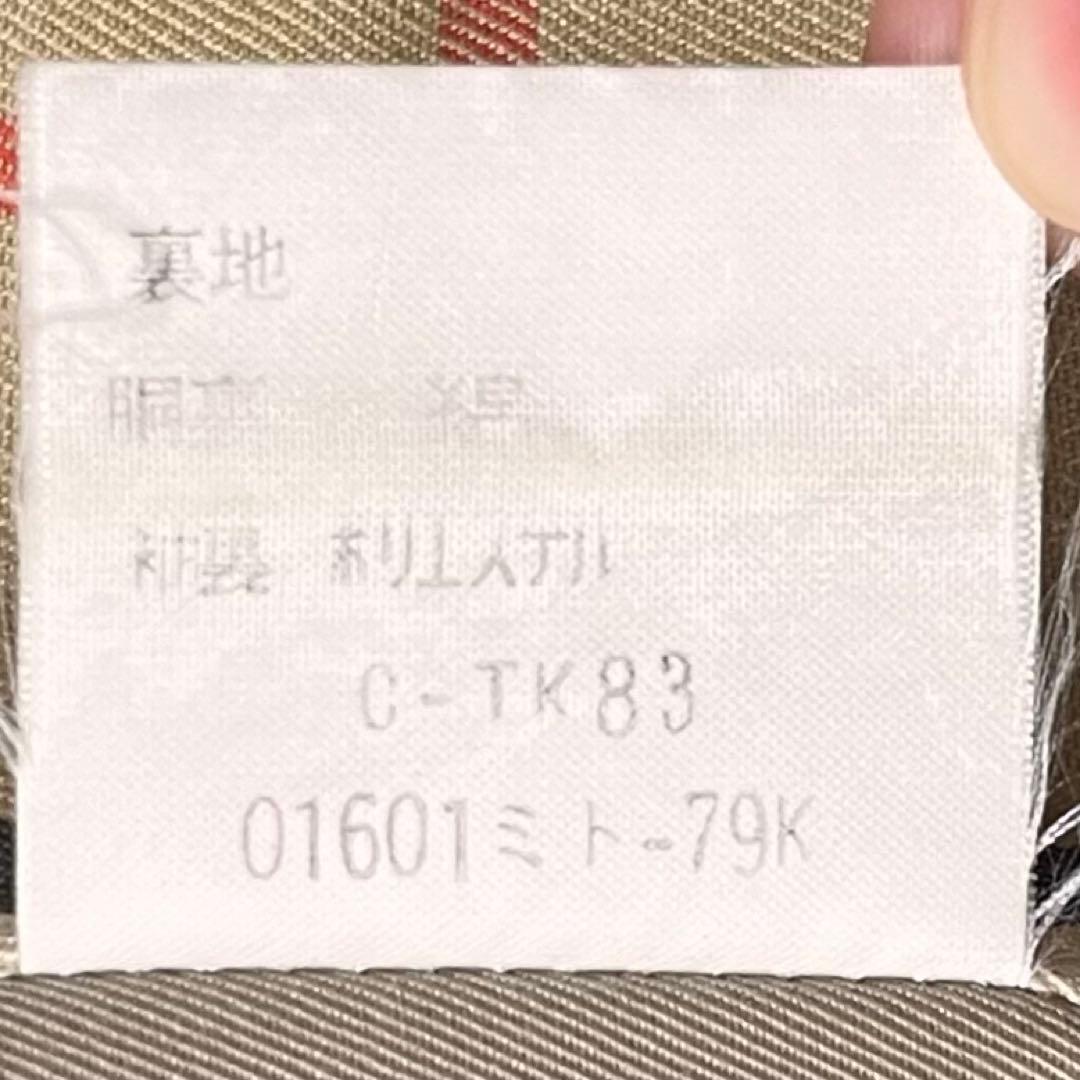 【美品】バーバリー　トレンチコート　ロング　ノバチェック　ベルト　ハニーベージュ